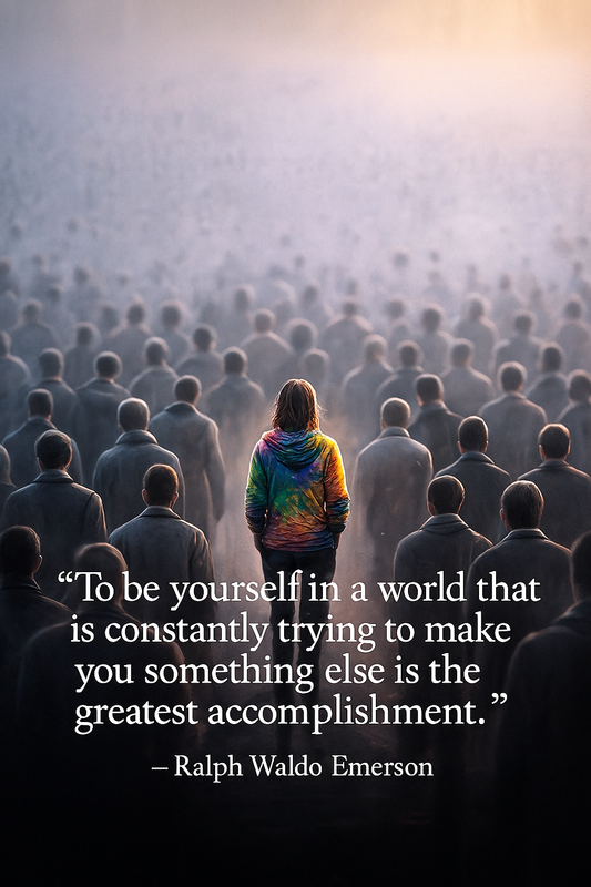 💫 Thursday: Quotes and Inspiration: “To be yourself in a world that is constantly trying to make you something else is the greatest accomplishment.” — Ralph Waldo Emerson